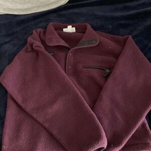 Columbia fleece jacket - burgundy